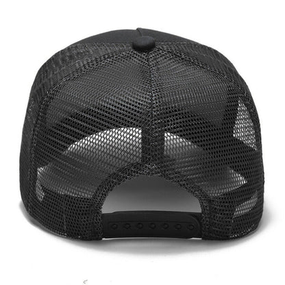 Adjustable Plain Trucker Cap Hat Unisex Mesh Baseball Promotional Various Colors