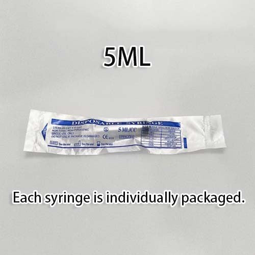 10-100PCS Disposable Plastic Syringes 1ml 5ml 10ml 20ml Measuring Tube Funnel