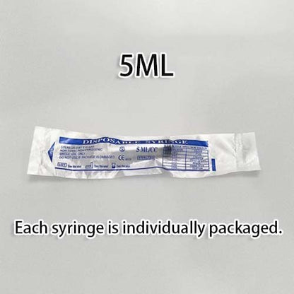 10-100PCS Disposable Plastic Syringes 1ml 5ml 10ml 20ml Measuring Tube Funnel