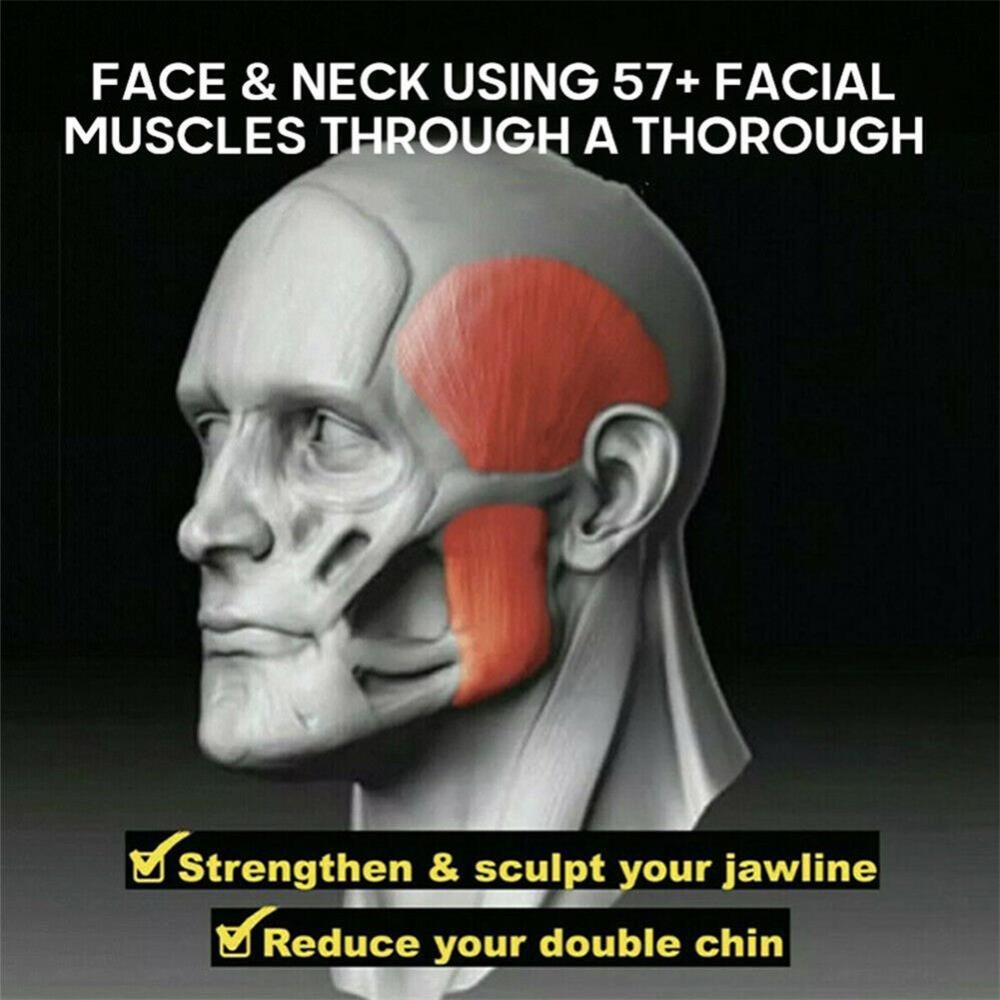3PCS Jaw Exerciser Anti-Age Toning Facial Toner Fitness Face Muscle Jawzrsize AU