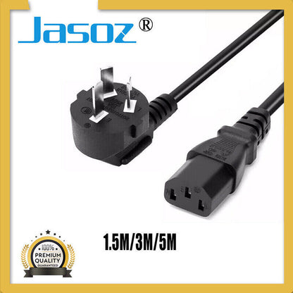 Power Cord Lead Cable 3 PIN AU 250V 10A For PC Computer TV Monitor Printer LCD