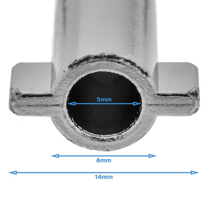 5mm Double Bit Spanner Lock Key Enclosure Utility Access Panel Cabinet Latch