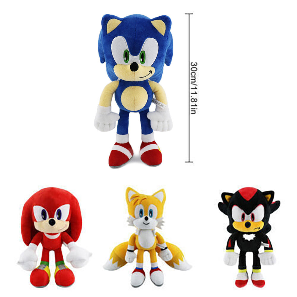 The Hedgehog Sonic Plush Toys Knuckles Shadow Tails Sonic Stuffed Doll Kids Gift