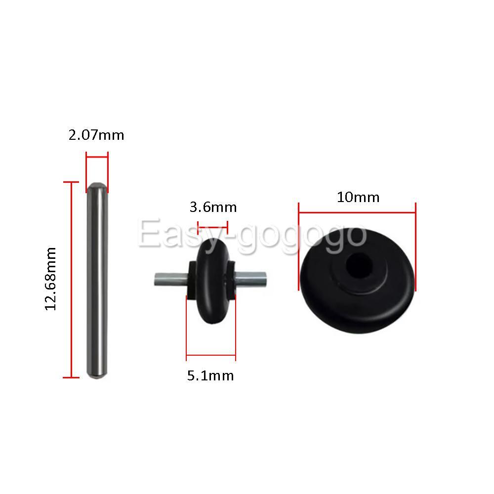 2X For Dyson Motorhead Wheels Roller Axle DC59 V6 V7 V8 V10 Floor Head OZ