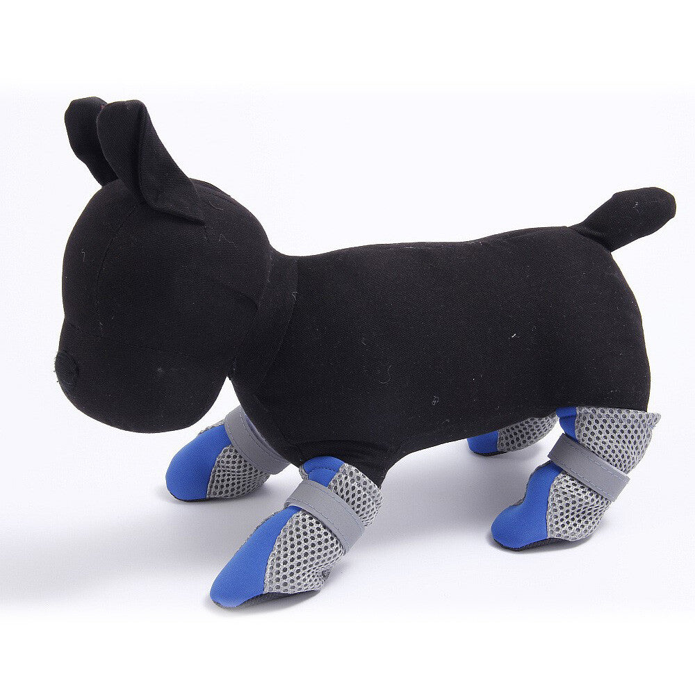 4Pcs Anti Slip Waterproof Protective Dog Shoes Rain Boots Pet Socks Booties New