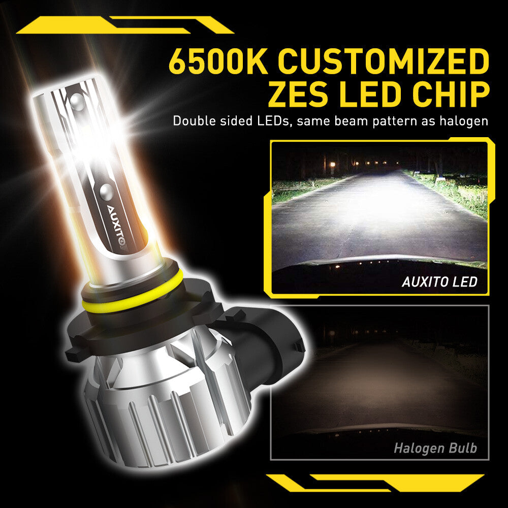 22000LM 9005 HB3 LED Headlight Bulbs Conversion Kit High Beam Super Bright White