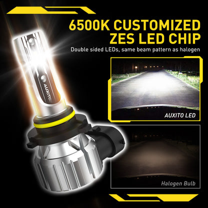 22000LM 9005 HB3 LED Headlight Bulbs Conversion Kit High Beam Super Bright White