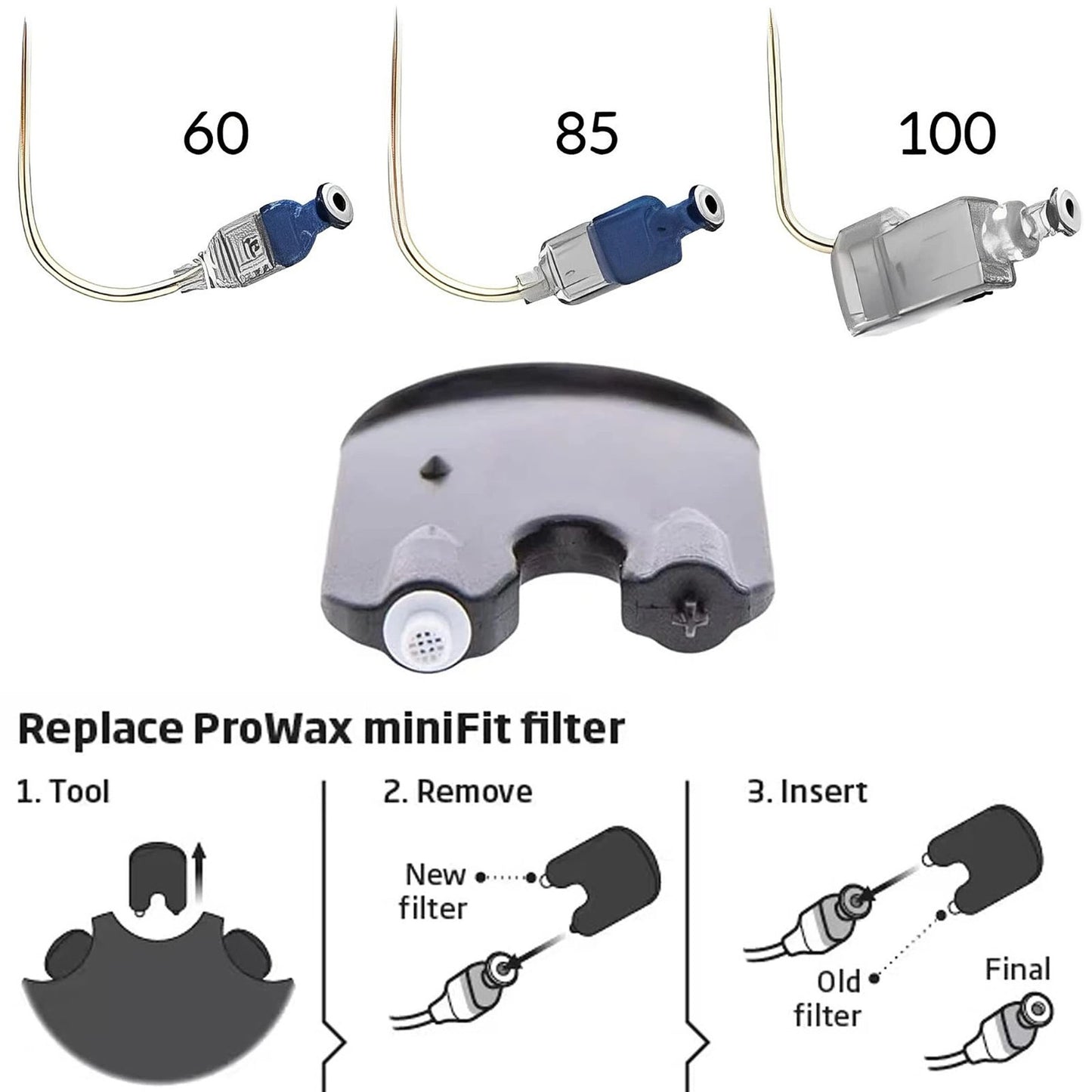 1-5Packs Oticon ProWax MINIFIT Hearing Aid Wax Guards 6 Filters /pack 30 Total