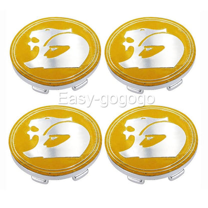 For HSV WheeI Centre Caps 60mm Silver Yellow VT VY VZ VE VF GTS R8 Commodore AUO