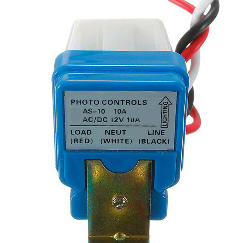 Automatic Auto Night On Day Off Street Light Switch Photo Control Sensor 12V
