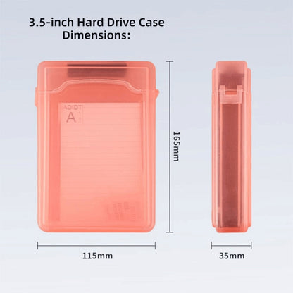 2.5 Inch HDD Storage Box Plastic IDE SATA Storage Box Hard Drive Disk Case