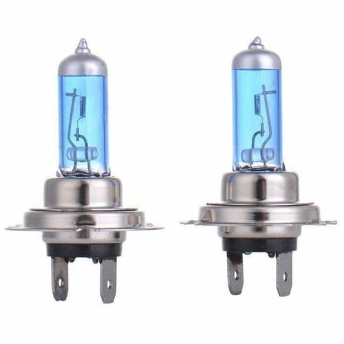 1 Pair 12V H7 100W Xenon White 6000k Halogen Car Head Light Lamp Globes Bulbs AU