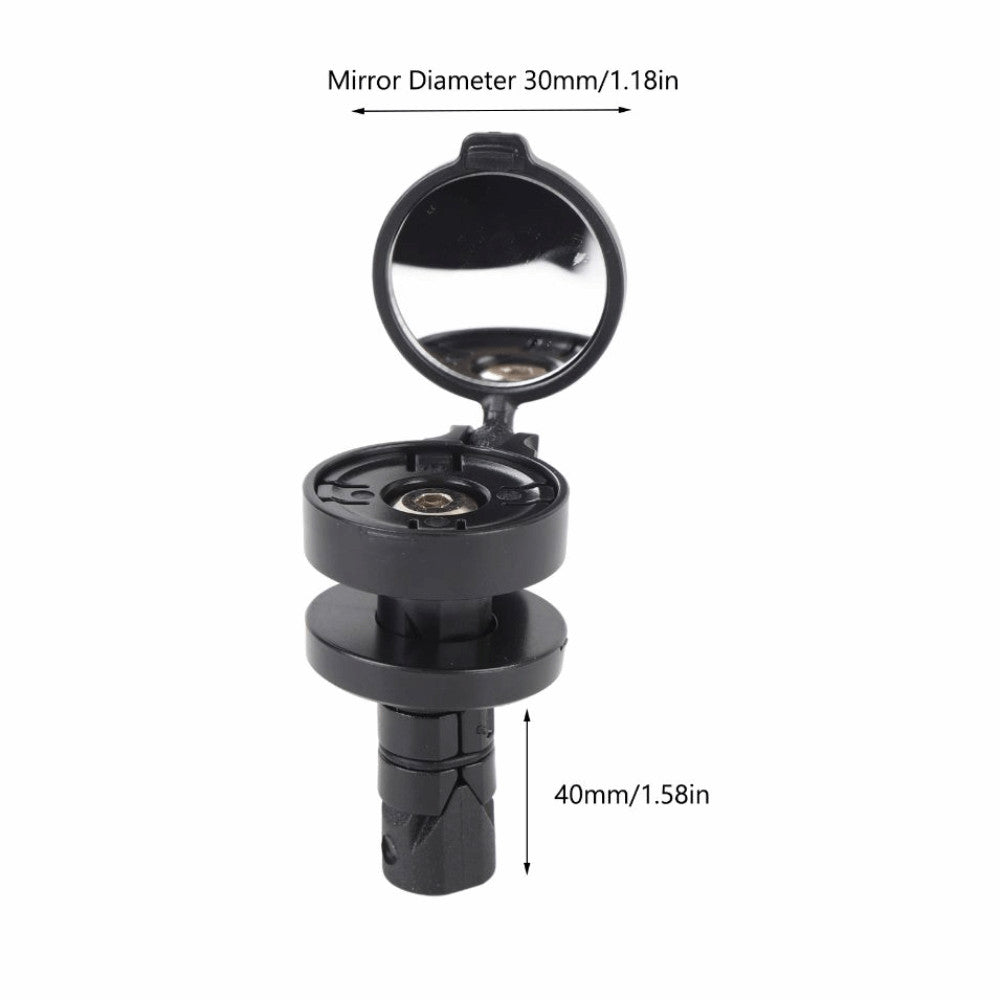HD Bike Bar End Rear View Mirror  for Road Bicycles and Mountain Bikes Handle