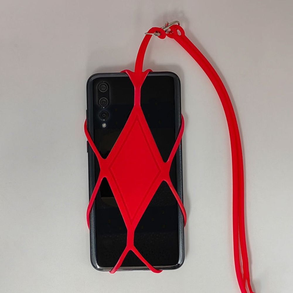 Silicone Cell Phone Strap Cord Holder Neck Lanyard Necklace  Universal