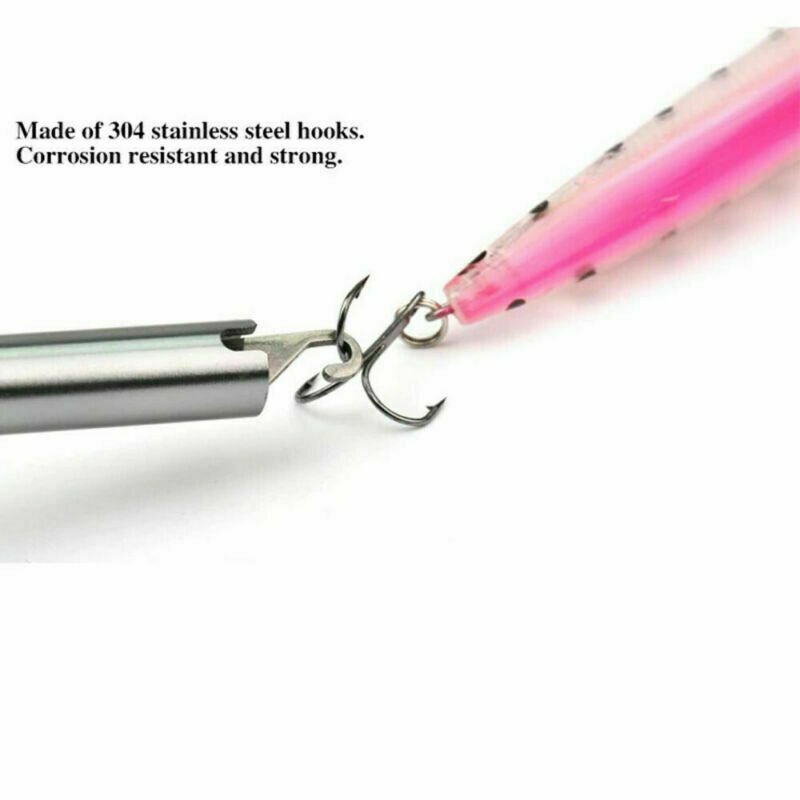 Easy Fish Hook Remover Fishing Tool Tackle Dehooker Flathead Carp Bream Lures