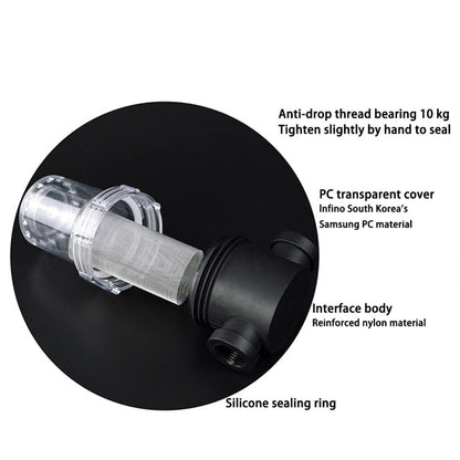 20/25mm Irrigation Garden Water-Pump Strainer Mesh Flow Lawn Inline High Filter