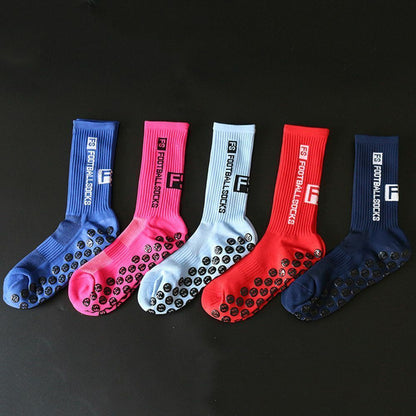Socks Grip Anti Slip Soccer Socks Round Silicone Suction Cup Football Socks