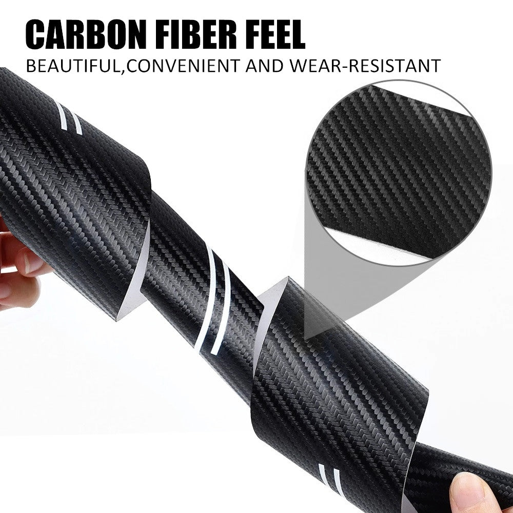 4X Door Sill Plate Anti Scratch Stickers Protector Trim Compatible with Subaru Forester