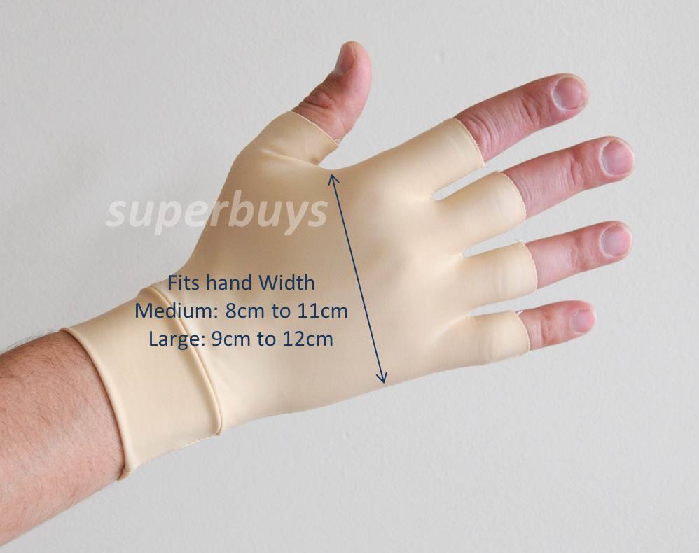 Right Medium Edema Arthritis Compression Glove Recovery Carpal Hand Aches Pain