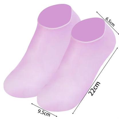 Spa Massage Silicone Moisturizing Foot Socks Breathable Foot Socks  Foot Spa