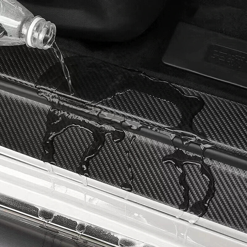 4pcs Compatible with Nissan X-TRAIL Accessories Car Door Sill Protector Guard Step Stickers