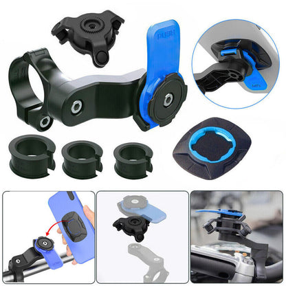 Phone Mount Quick Twist Lock Bike Motorcycle Handlebar Holder Shock Absorber AU