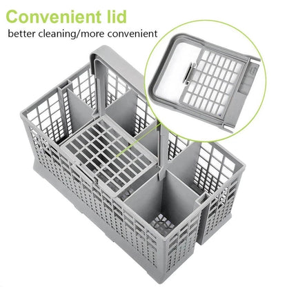 Universal Dishwasher Cutlery Basket Cage 240mm X 140mm X 120mm Storage Holder Oz