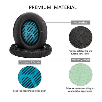 Replacement Ear Pads Cushions for Bose NC700 QC45 QC35 QC25 QC15 Foam Earpads