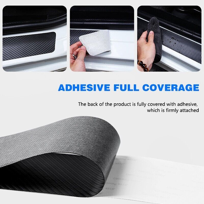 4pcs Compatible with Nissan X-TRAIL Accessories Car Door Sill Protector Guard Step Stickers