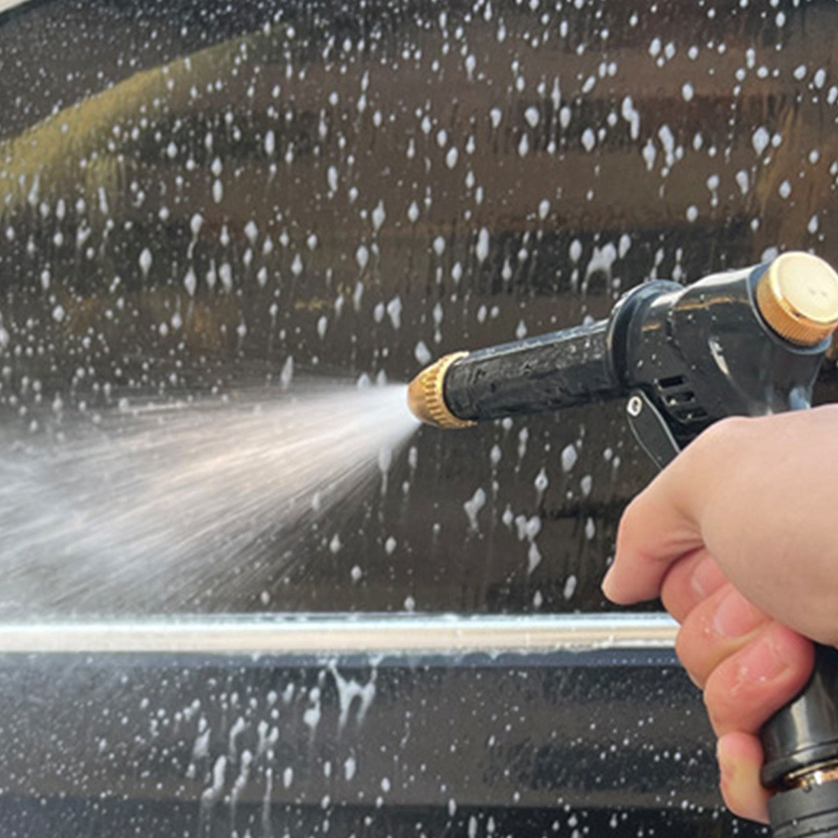 Garden Hose Nozzle Auto Wash Water Gun High Pressure Spray for Cleaning Watering