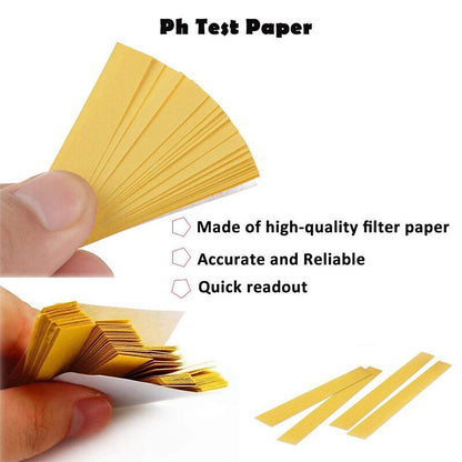 PH Test Strips Litmus Paper Acid Alkaline Saliva Urine Pool Liquid Indicator Set