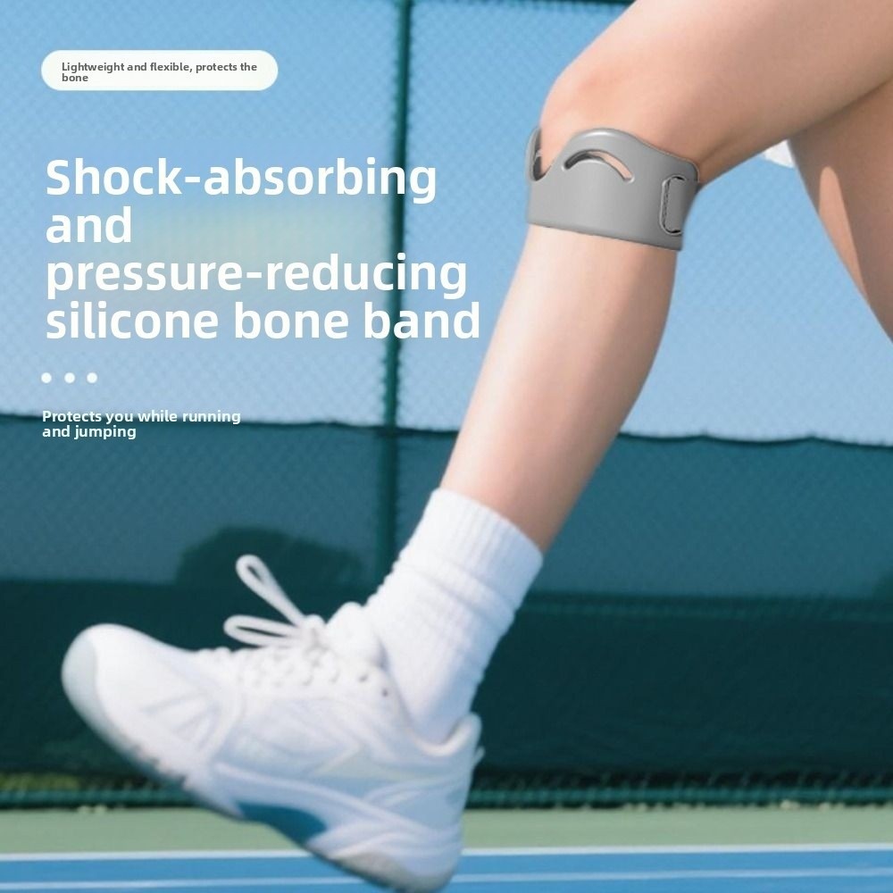 Silicone Patella Tendon Knee Straps Knee Support Knee Sports Support Band  Gym