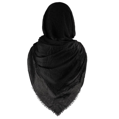 Mens Shawl with Hood Medieval Pirate Retro Hood Black/Brown Vintage Pirate Scarf