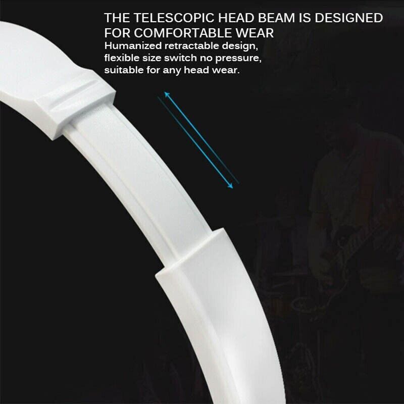 Over Ear Headphones Hi-Fi Stereo Noise-Cancelling Headsets Wired Earphones AU