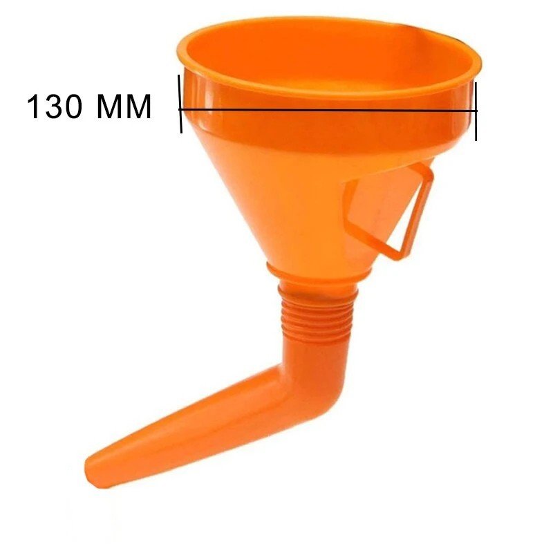 Heavy Duty Fuel Funnel w/ Flexible Spout Filter Oil Petrol Water Car