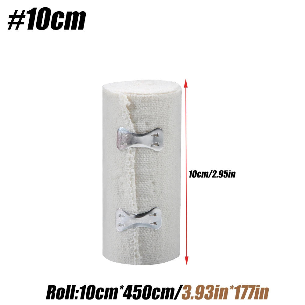 1 Roll Elastic Bandage Wrap,Stretch Compression Bandage Stretches up to 450Cm fo
