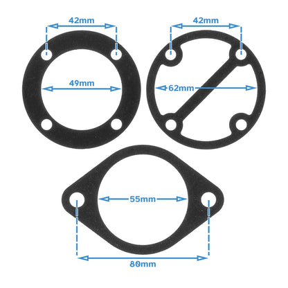 Air Compressor Cylinder Head Replacement Gasket Kit Valve Plate Sealing V-Type