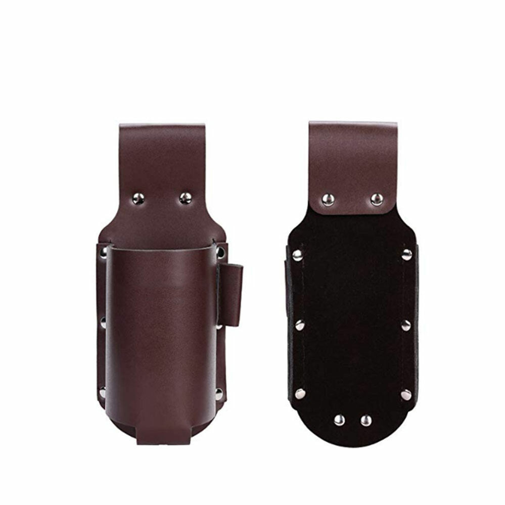 Leather Beer Holster Holder Wine Bottles Case Black Waist Belt Bag Portable