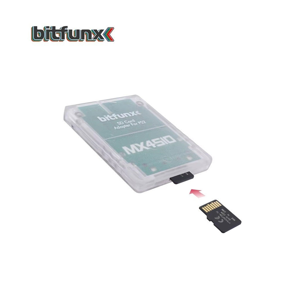 Bitfunx MX4SIO SIO2SD MicroSD Adapter PS2 PlayStation 2 Memory Card Reader OPL