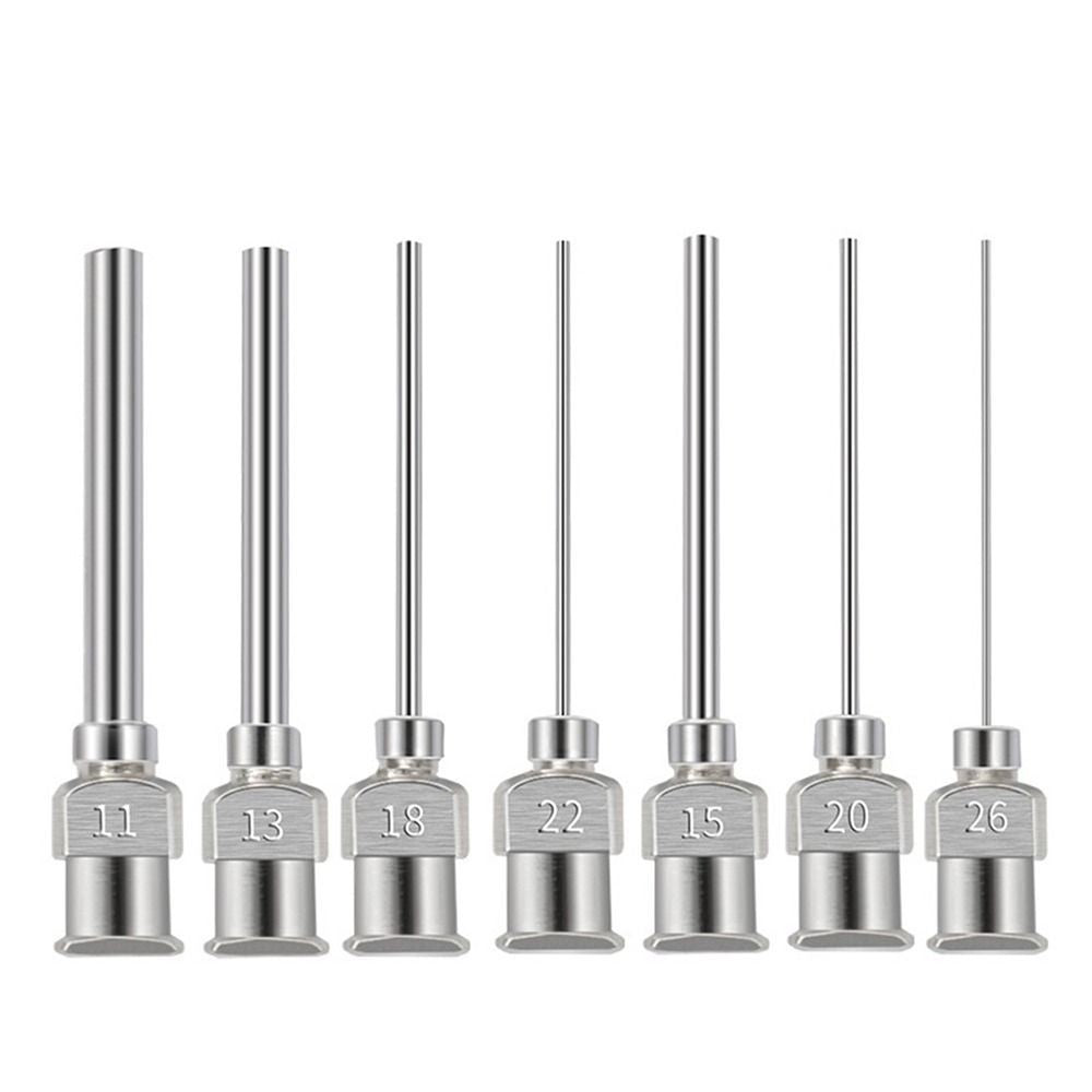 12Pcs 8G-30G Fluids Dispensing Machine Needle Blunt Tip Glue Dispenser Tip