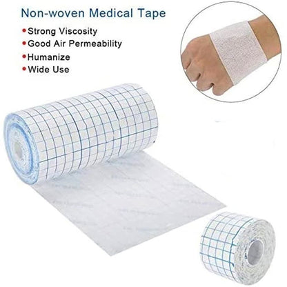 Soft Breathable Non-Woven Tape Antibacterial Adhesive Wound Fixation Bandage 10M