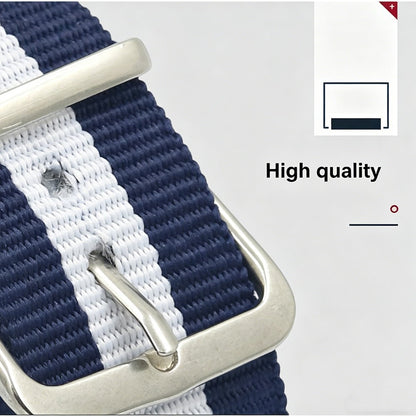 Breathable NATO Watch Strap 20mm 22mm Nylon Watch Band Replacement Strap