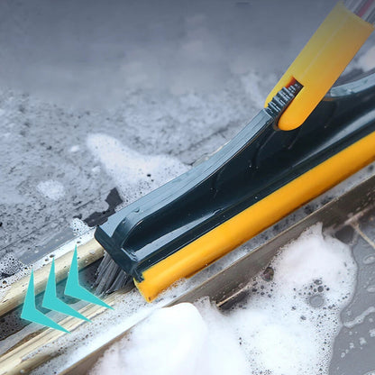 3in1 Floor Brush Scrub Wiper 180 Rotating Head Home Handle Cleaning Bathroom AU