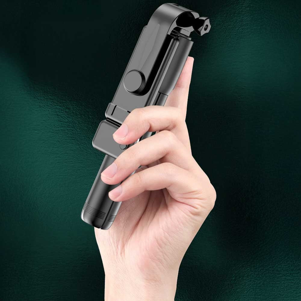 Flexible Tripod Holder Stand Selfie Stick With Bluetooth Remote For Mobile Phone