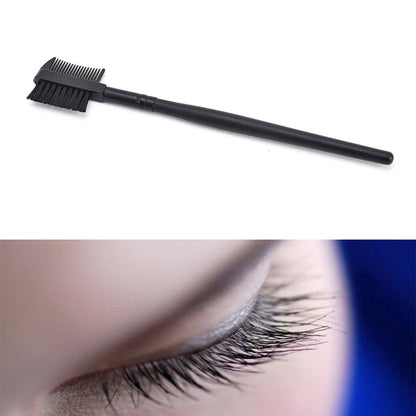 Dual Comb Extension Brush Comb Eyebrow Eyelash Brushes  Makeup Cosmetic Tools