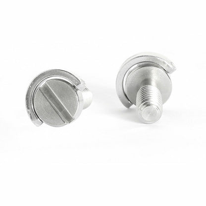 1/4" Release Plate Quick D-Ring Long Screw For Camera Tripod Stainless Steel