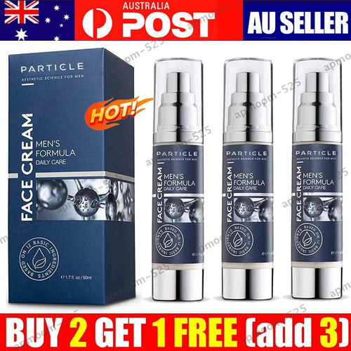 Particle Face Cream For Men 6 In 1 Anti Aging Cream Fights Eye Bags Dark Spots