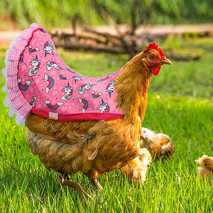 Chicken Hen Apron Feather Protector 5pcs Poultry Saddle Cover for Birds Rooster