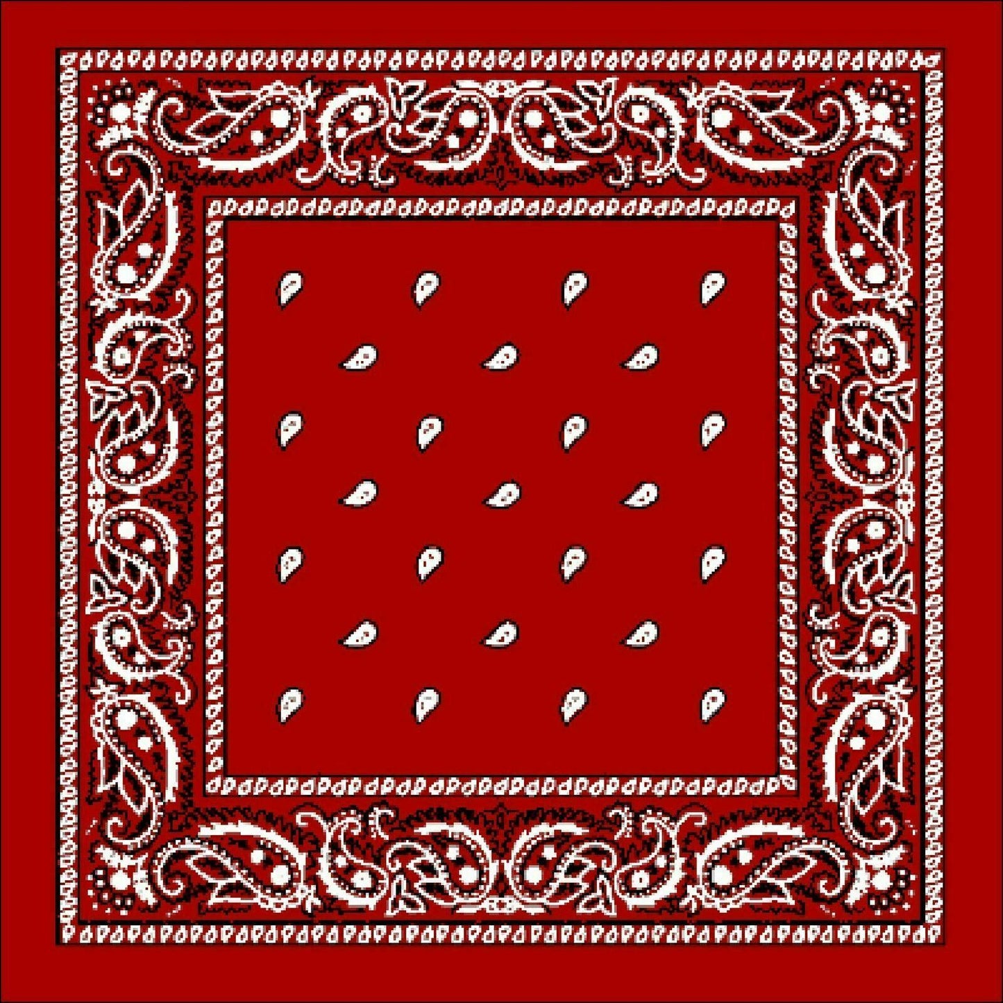 Paisley Bandanas Cowboy Bandana Head Scarf Double Sided Headwear wrap scarf tie