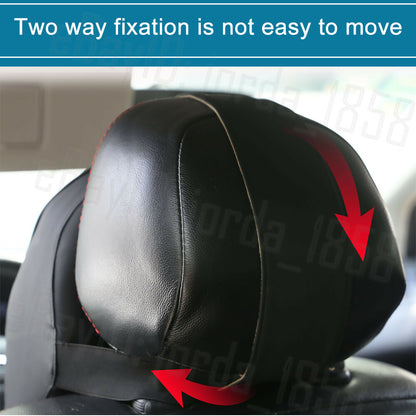 Car Seat Headrest Pad Memory Foam Pillow Head Neck Rest Support Cushion Mat AU